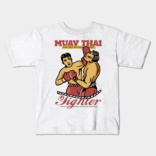 Muay Thai Vintage The Art of Eight Limbs Kids T-Shirt